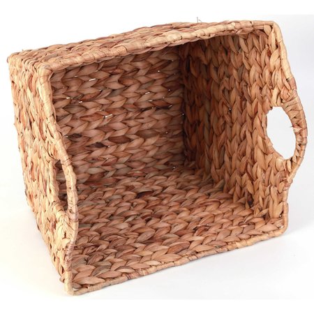 Vintiquewise Storage Basket, Brown, Wicker QI003362.L